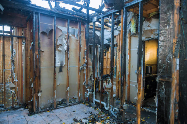 Professional Fire Damage Repair technician working in Gallup, NM